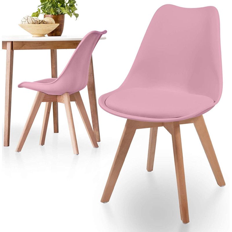 Ruokapöydän tuolit pehmusteella, 2kpl 4 Eri väriä