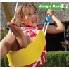 Jungle Gym Sling Swing, kevytrakenteinen ja joustava keinuistuin, keltainen
