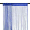 String-verhot 2 kpl 140x250 cm Sininen