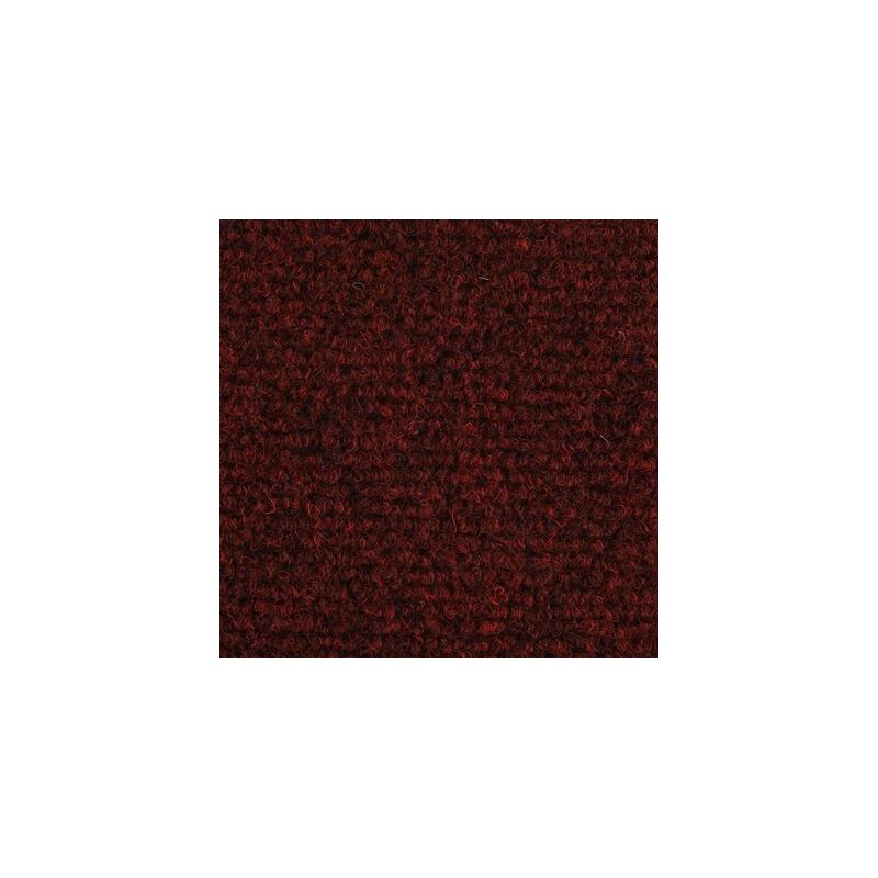 Itsekiinnittyvät porrasmatot 15kpl neulahuopa 54x16x4cm punainen