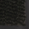 Kuramatto suorakulmainen nukkapinta 40x60 cm musta