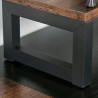 Pöytä ruskea musta 120 cm x 60 cm x 73,5 cm