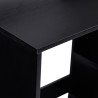 Musta Tietokonepöytä 137 x 55 x 92 cm