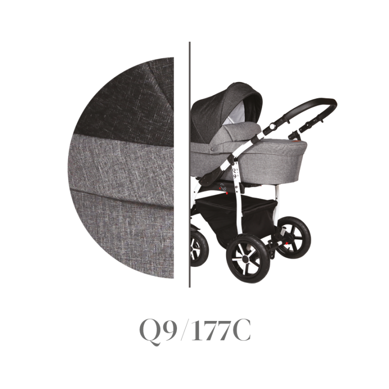 2022 Baby Merc Q9 Yhdistelmävaunut, useita värejä