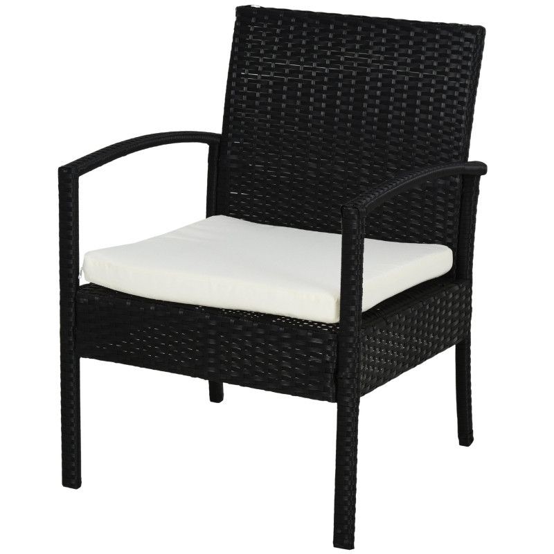 SUNNY Puutarhasohva & -tuolit, musta