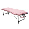 POHJOLAN URHEILUTARVIKE Kokoontaitettava Hierontapöytä Premium Alu 2V, 195x70cm, Pinkki