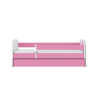 Lastensänky säilytyslaatikolla 160x80cm - Prinsessa, vaaleanpunainen