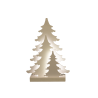 Joulusiluetti 3D LED puu motiivilla