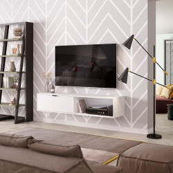 COMFY tv-taso lattialle tai seinälle, 2 eri väriä