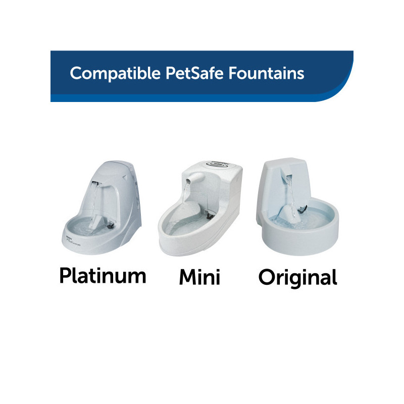 PetSafe Drinkwell Premium aktiivihiilisuodatin Platinum-/Mini-/Original-juomalähteisiin 3kpl