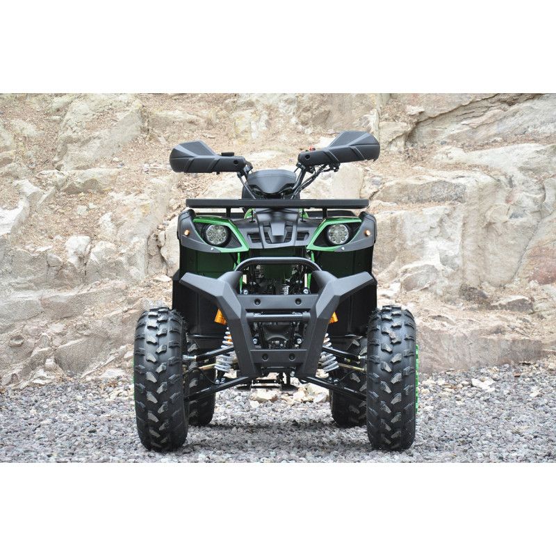 POHJOLA MOTORS Lasten mönkijä ATV 250CC bensiini, 4-tahtimoottori, 4+R, musta/vihreä