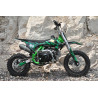 POHJOLA MOTORS 110cc Minicrossi, 4-tahtimoottori, 80 km/h, musta / vihreä