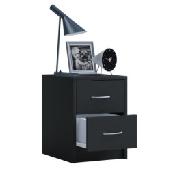 Yöpöytä Boxal Mini 40 x 35 x 35 cm, musta