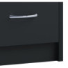 Yöpöytä Boxal Maxi 65 x 35 x 35 cm, musta