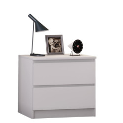 Yöpöytä "Breido L" 49 x 55 x 40 cm, valkoinen