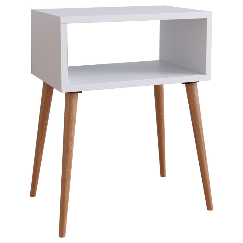 Yöpöytä "Singol M", 60 x 45 x 30 cm, valkoinen