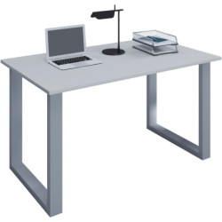 Tietokonepöytä "Lona" 110x50 U-jalat, harmaa