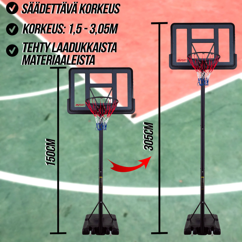 PS 2X KORIPALLOTELINE AIKUISET 1.5-3.05M