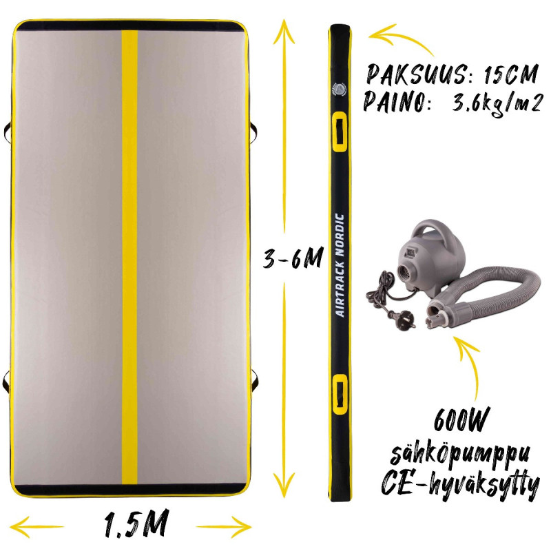 AN CARBON  6x1.5x0.15m. (yellow)