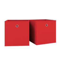 2 Kokoontaittuvaa Säilytyslaatikkoa Boxas, punainen