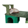 POHJOLAN LEMMIKKITARVIKE Kissan kiipeily-/raapimispuu 146 cm, Vihreä