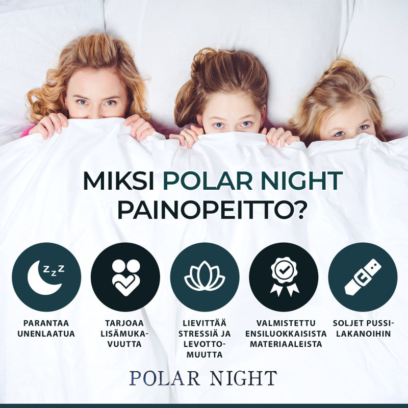 Polar Night Painopeitto 135x200cm, 11kg