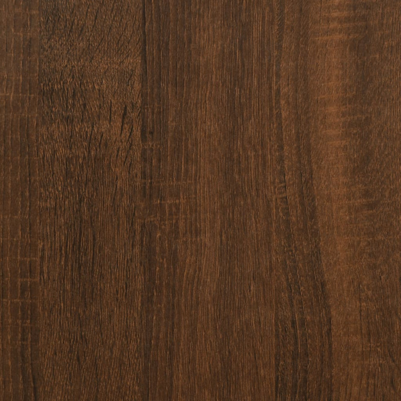 Työpöytä ruskea tammi 140x50x75 cm tekninen puu
