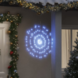 Starburst jouluvalot 140 LED-valoa 8 kpl kylmä valkoinen 17 cm