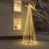 Kartio joulukuusi 310 lämpimän valkoista LED-valoa 100x300 cm
