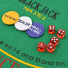 Pokeri/Blackjack-setti, 600 Pelimerkkiä, Alumiinisalkku