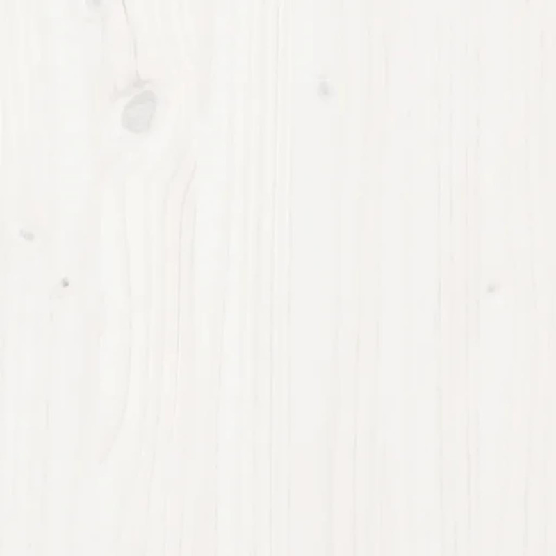 Polttopuuteline valkoinen 108x73x108 cm täysi mänty