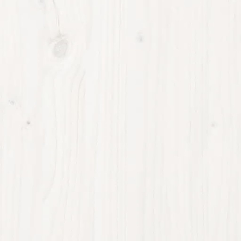 Polttopuuteline valkoinen 108x64,5x78 cm täysi mänty