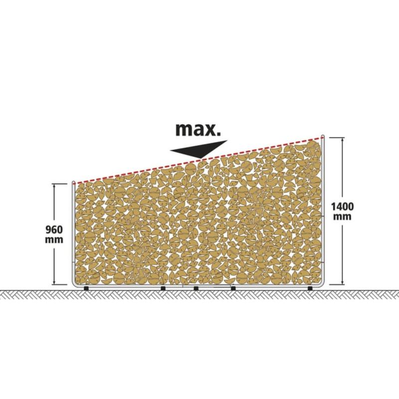 wolfcraft Polttopuuteline modulaarinen XXL 5125000