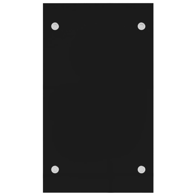 Polttopuuteline musta 40x35x60 cm lasi