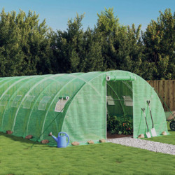 Kasvihuone teräsrungolla vihreä 96 m² 24x4x2 m