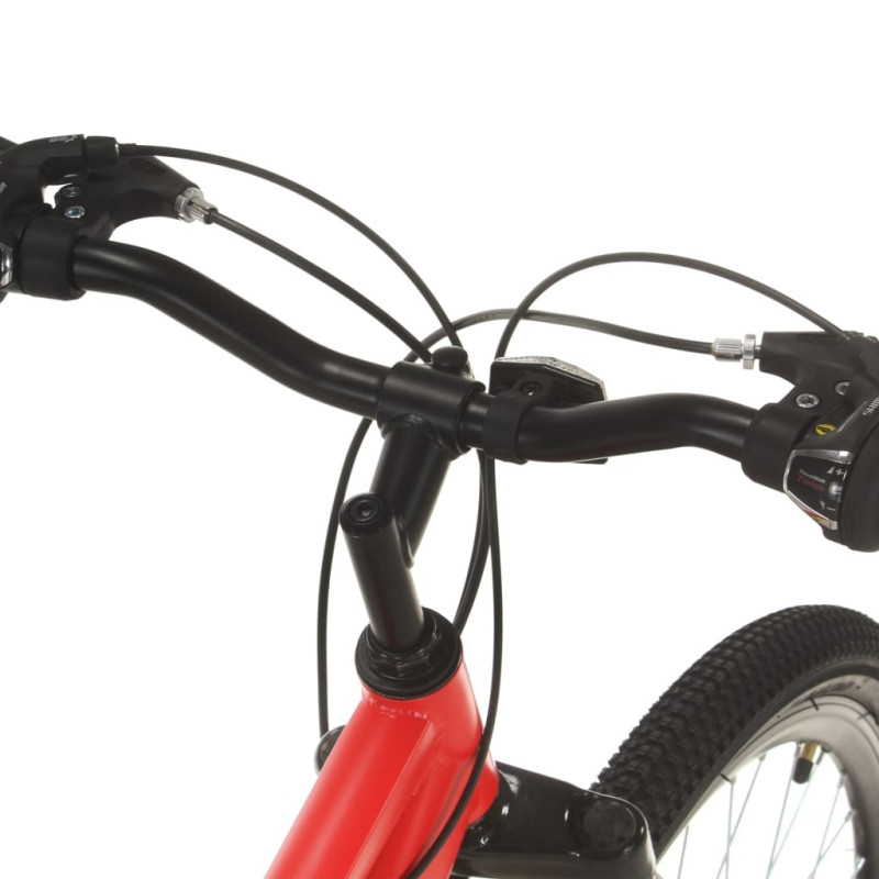 Maastopyörä 21 vaihdetta 27,5" renkaat 42 cm runko punainen
