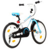 Lasten pyörä 18" sininen ja valkoinen