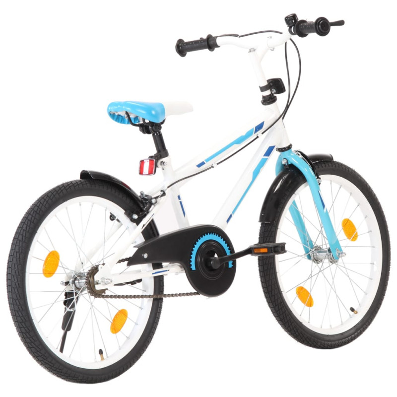 Lasten pyörä 20" sininen ja valkoinen