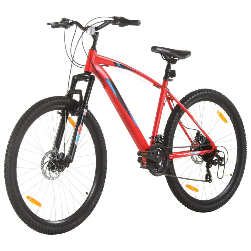 Maastopyörä 21 vaihdetta 29" renkaat 48 cm runko punainen
