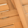 Outsunny laajennettava puutarhapöytä säänkestävä ruskea 160/120 x 70 x 72 cm
