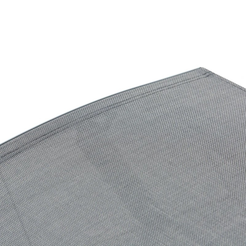 Outsunny aurinkotuoli säädettävä selkänoja metalli kangas musta 137 x 63.5 x 100.5 cm