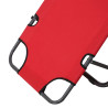 Outsunny aurinkotuoli tyynyllä, metalli + Oxford-kangas, punainen 135 x 60 x 89 cm
