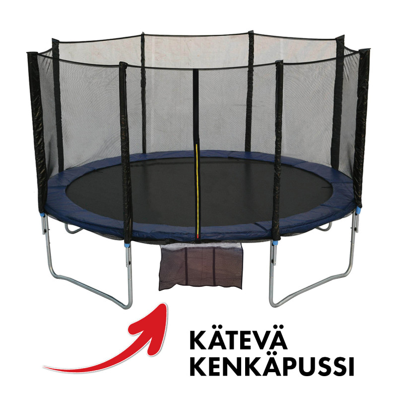 POHJOLAPULSE SPORTS Trampoliini Premium Ø 360cm Turvaverkolla