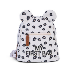 KIDS MY FIRST BAG CANVAS LEOPARD