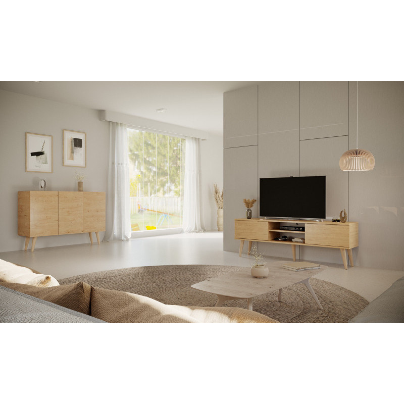 Kocot Toronto TV-taso 160cm, beige