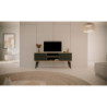 Kocot Toronto TV-taso 120cm, musta/beige