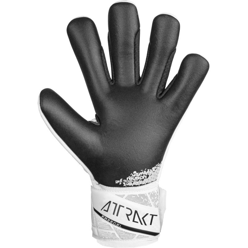 Reusch Attrakt Shine Bright Freegel Silver Junior - Koot: 4 - 7