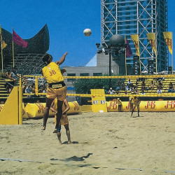 Beach Volley-verkko Kilpa + antennit+pussit