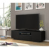 TV-taso AURA 150cm seinä-& lattia-asennus, musta