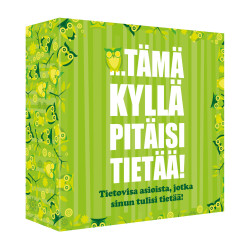 TÄMÄ KYLLÄ PITÄISI TIETÄÄ -TIETOVISA